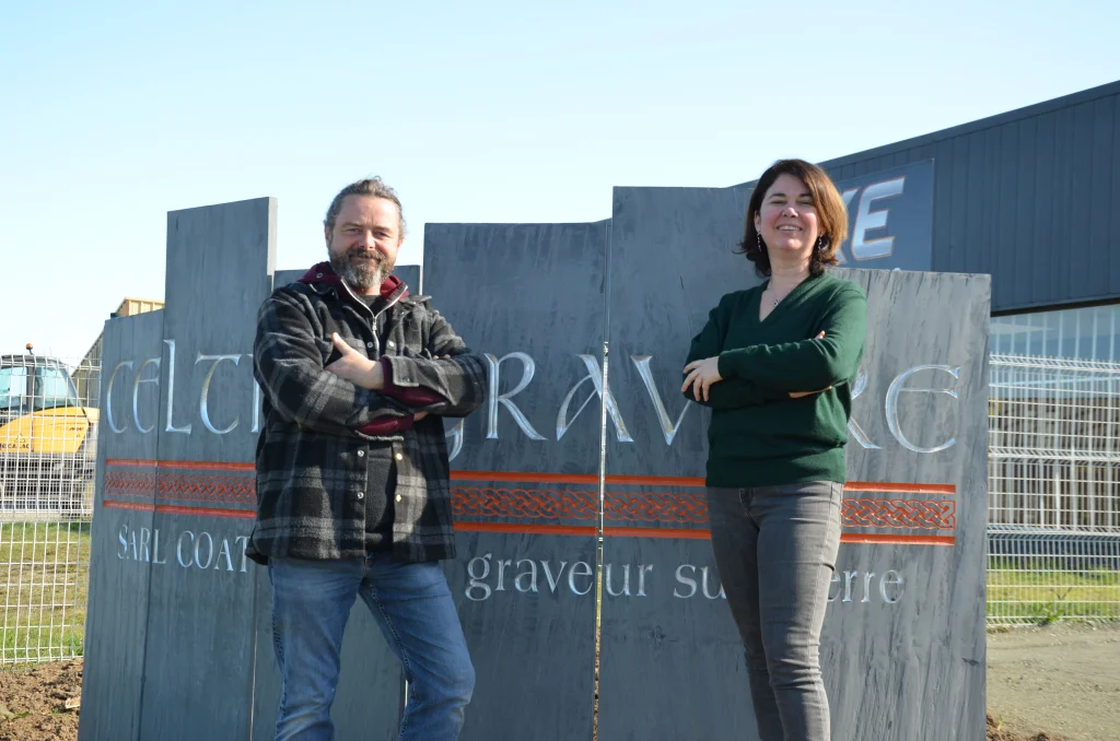 Accueil de l'entreprise Celtic gravure et de son équipe